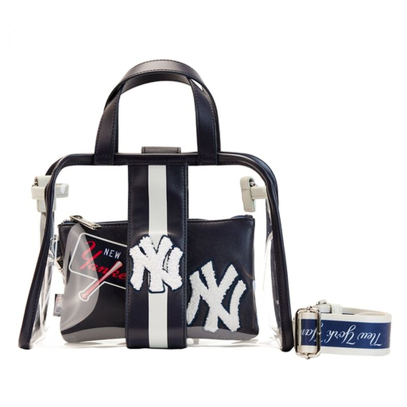 Image of our New York Yankees Stadium Crossbody Bag with Pouch against a white background